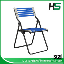 Cheap blue bungee executive folding chair